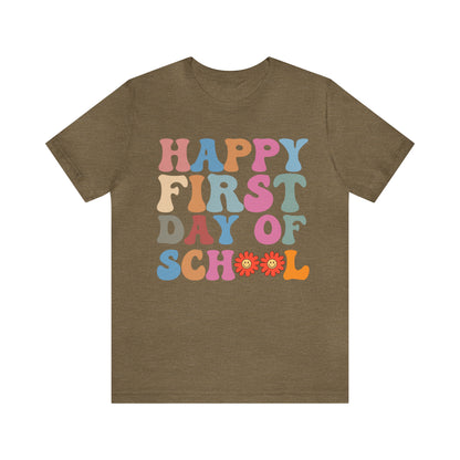 First Day of Class Shirt, Happy First Day Of School Shirt, Back To School Shirt, Retro Teacher Shirt, T501