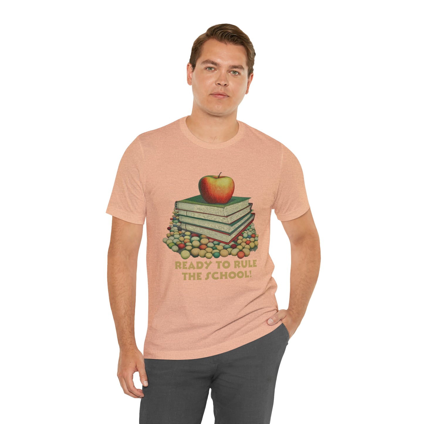 Back to school shirt funny for student - Ready to rule the school, T152