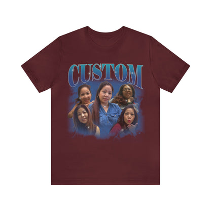 Custom Your Own Bootleg Tee, Retro Custom Bootleg Rap Tee, Custom Your Photo, Insert Your Design, Vintage Graphic 90s Tshirt, T1382