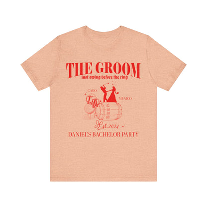 The Groom Bachelor Party Shirts, Groomsmen Shirt, Custom Bachelor Party Gifts, Group Bachelor Shirt, Golf Bachelor Party Shirt, 12 T1605