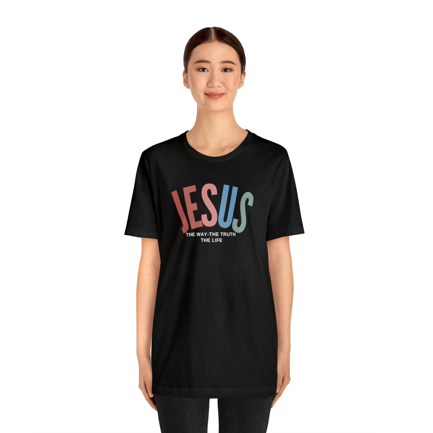 Jesus Tee for Christian Apparel, Jesus The Way The Truth The Life Shirt, Retro Christian Tshirt, T354