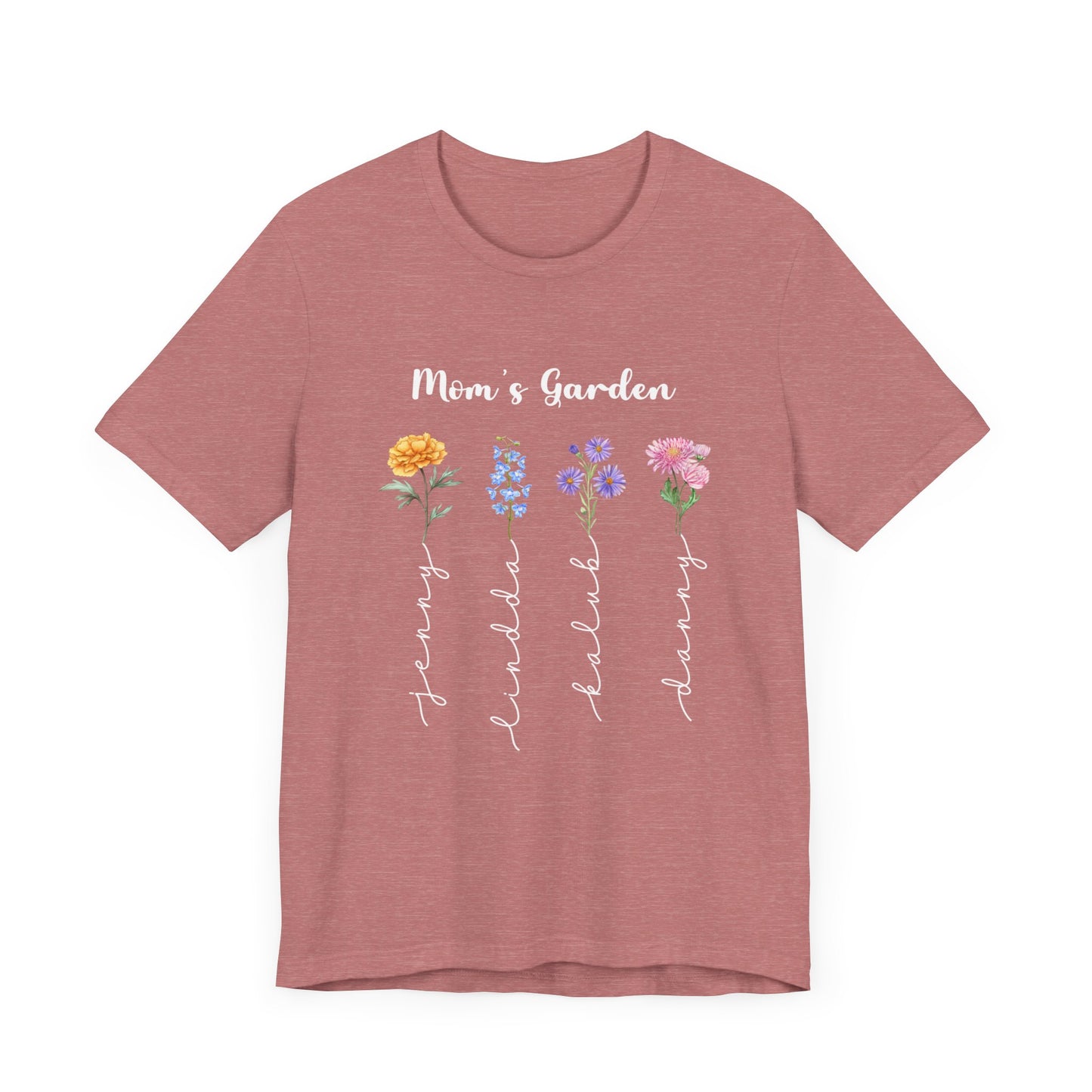 Custom Birth Month Flowers Shirt, Custom Moms Garden Shirt, Grandmas Garden Sign Shirt, Birth Month Flower Shirt,  Birth Flower Shirt, T1610