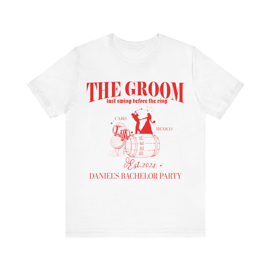 The Groom Bachelor Party Shirts, Groomsmen Shirt, Custom Bachelor Party Gifts, Group Bachelor Shirt, Golf Bachelor Party Shirt, 12 T1605