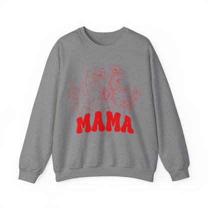 Wildflowers Mama Sweatshirt, Mama Sweatshirt, Retro Mom Sweatshirt, Mother's Day Gift, Flower Shirts for Women, Floral New Mom Gift, S1592