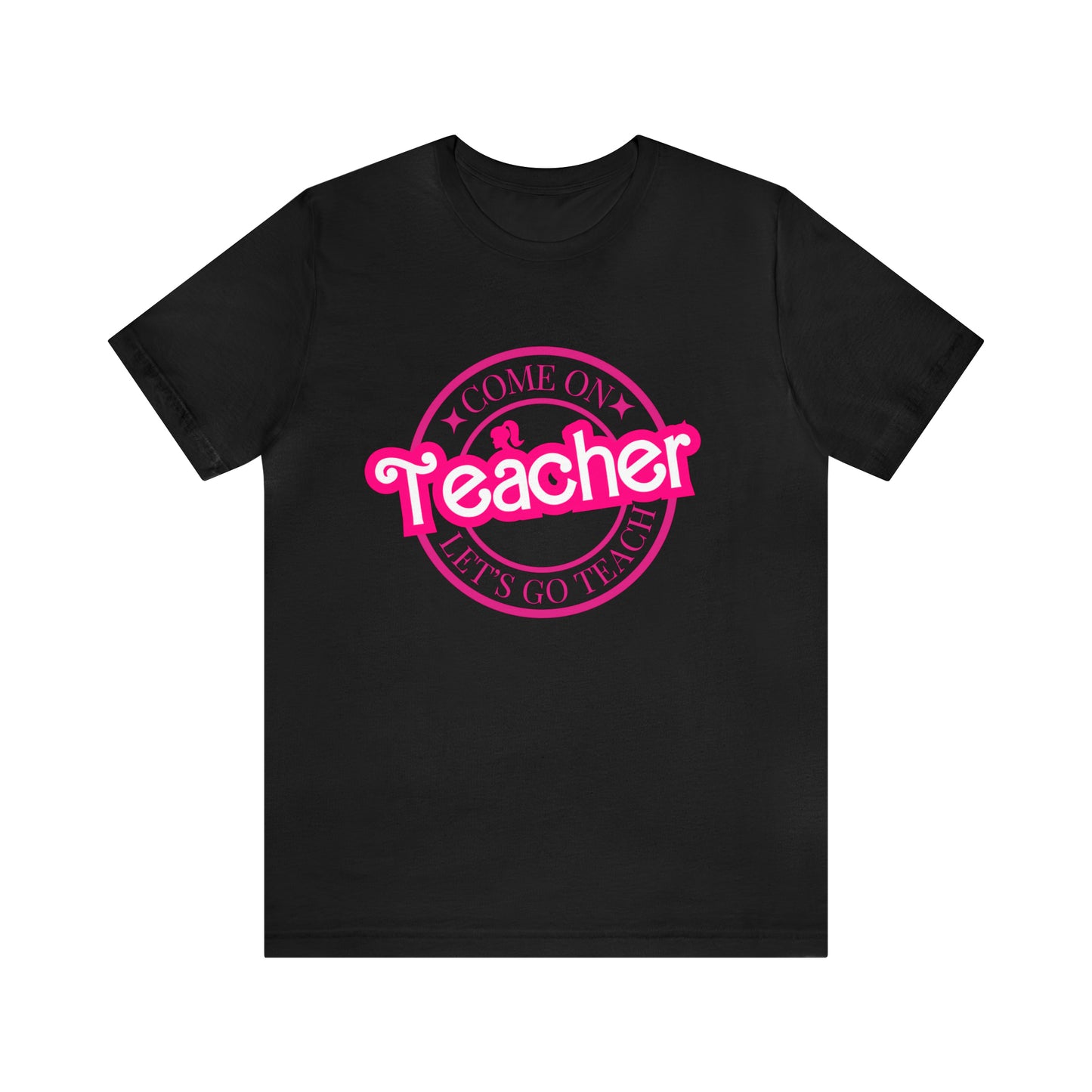 Come On Let's Go Teach Teacher Shirt, Trendy Teacher shirt, Retro Back to school, Teacher Appreciation Checkered Teacher Tee, T722