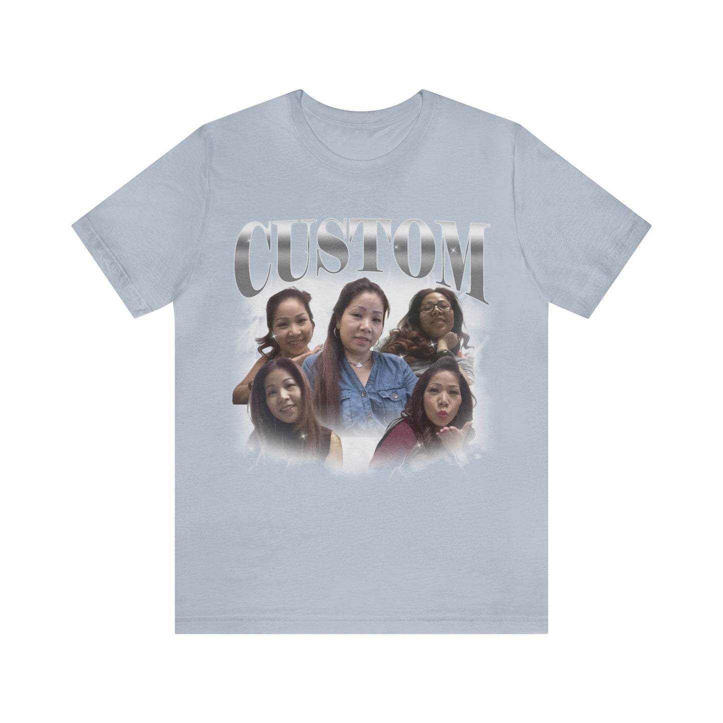 Custom Your Own Bootleg Tee, Retro Custom Bootleg Rap Tee, Custom Your Photo, T1374