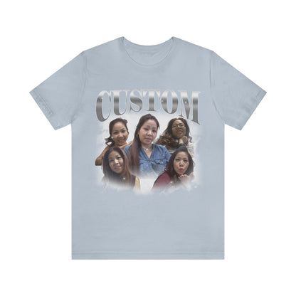 Custom Your Own Bootleg Tee, Retro Custom Bootleg Rap Tee, Custom Your Photo, T1374