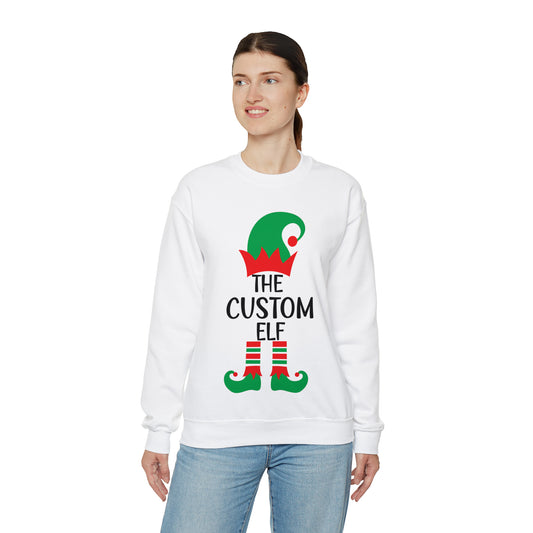 Custom The Elf Sweatshirt, Christmas Elf Sweatshirt, Christmas Family Matching, Christmas Family Matching, Funny Christmas Sweatshirt, S869