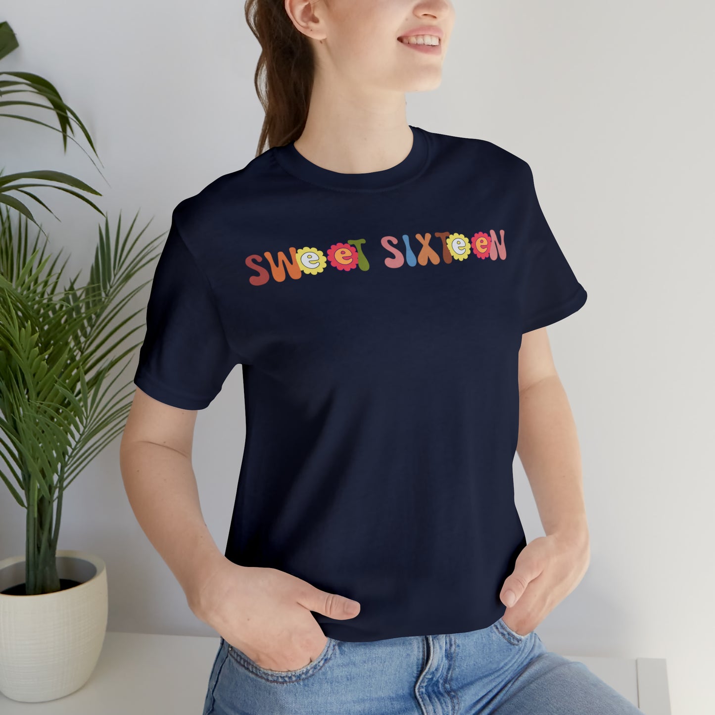 Sixteenth Birthday Gift, Sweet Sixteen Shirt for 16th Birthday Party, Cute Sweet 16 Gift for 16th Birthday TShirt for Daughter, T475