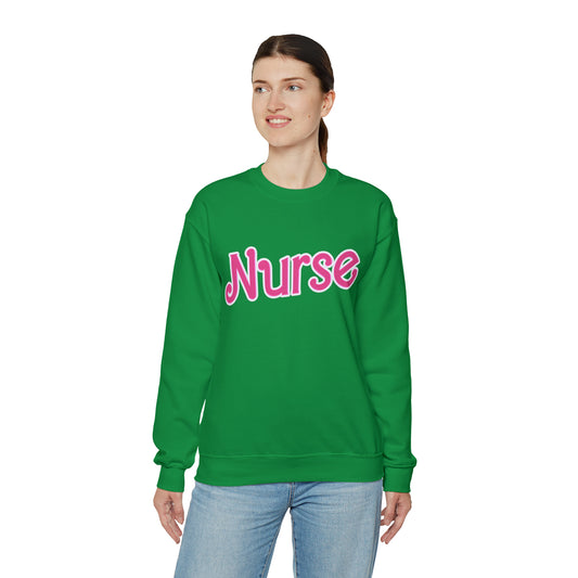 Hot Pink Nurse Sweatshirt, Registered Nurse Sweatshirt, Love Nurse Shirt, RN Nurse Sweatshirt for Nursing School Grad, S908