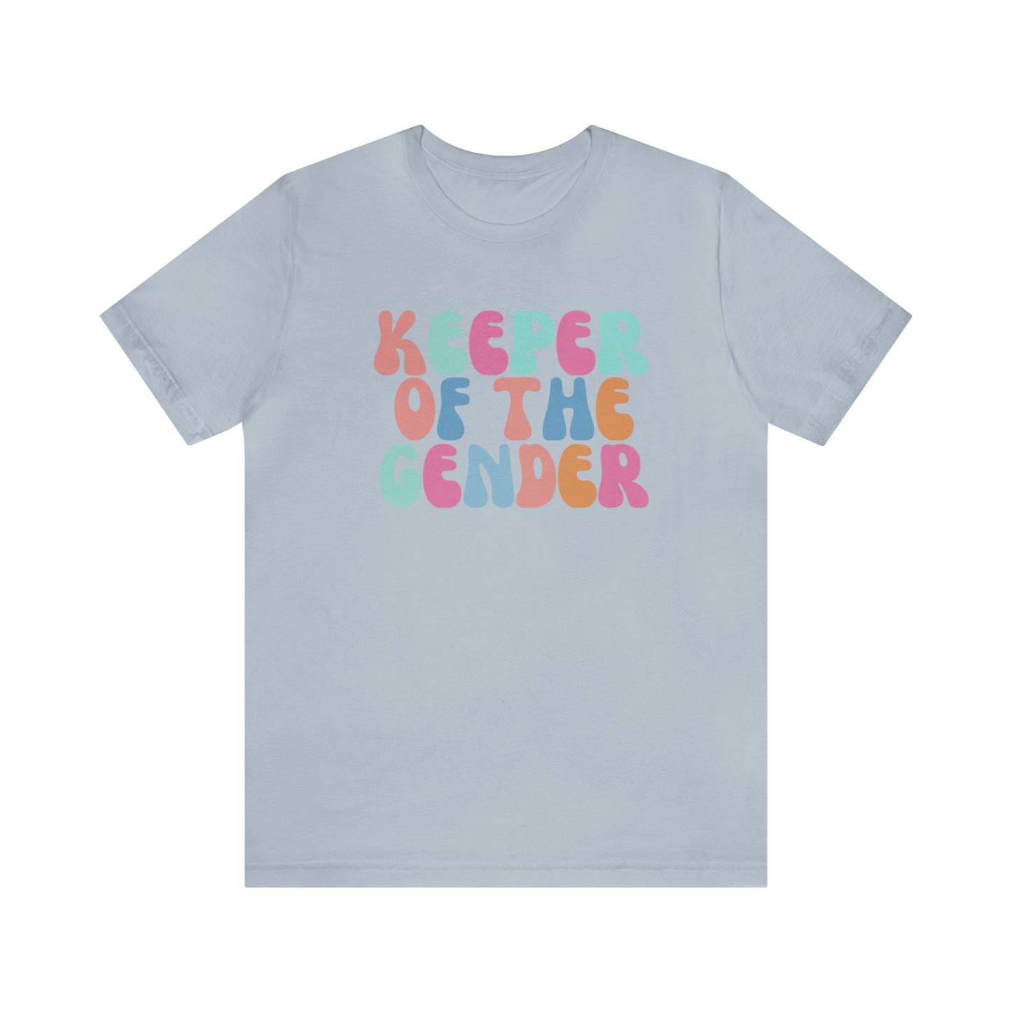 Cute Baby Announcement Shirt for Gender Reveal, Keeper of the Gender Shirt, Gender Reveal Party Tee, T331