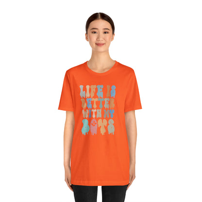 Cute Boy Mom Shirt for Birthday Gift for Mom, Life is better with my boys Shirt for Halloween Gift, T309