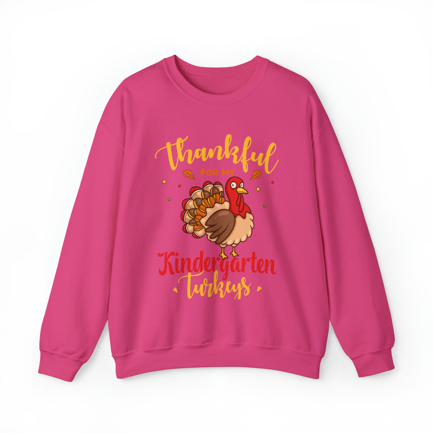 Thankful For My Kindergarten Turkey Sweatshirt, Thanksgiving Dinner Sweatshirt, Family Thanksgiving Shirt, Thanksgiving Turkey Shirt, SW860