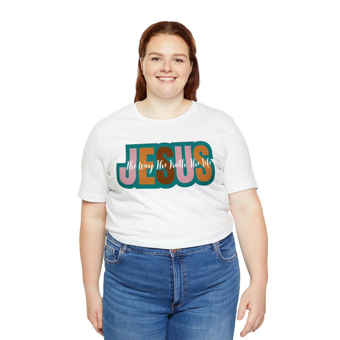 Retro Christian Tshirt, Jesus Tee for Christian Apparel, Christian Shirt for Women, T255