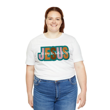 Retro Christian Tshirt, Jesus Tee for Christian Apparel, Christian Shirt for Women, T255