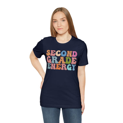 Cute Teacher Shirt, Second Grade Energy Shirt, Shirt for Second Grade, Teacher Appreciation Shirt, Best Teacher Shirt, T492