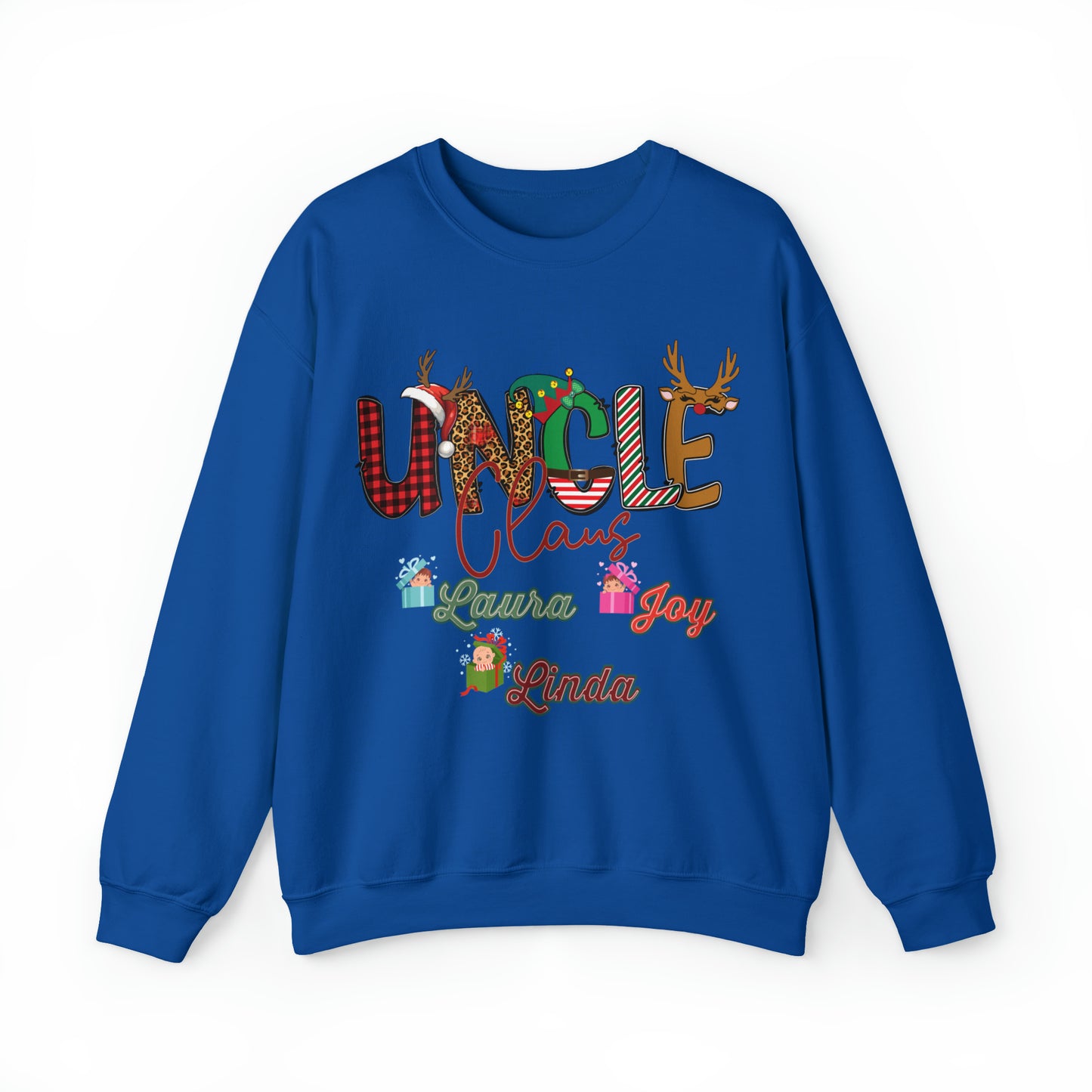 Custom Uncle Claus Sweatshirt, Christmas Uncle Sweatshirt, Christmas Uncle Sweater, Custom Uncle With Name Sweatshirt, Gifts For Uncle, S937