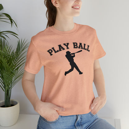 Baseball Game Fan Shirt for Her, Play Ball Shirt, Game Day Shirt, Cute Baseball Shirt for Women, Baseball Shirt for Women, T395