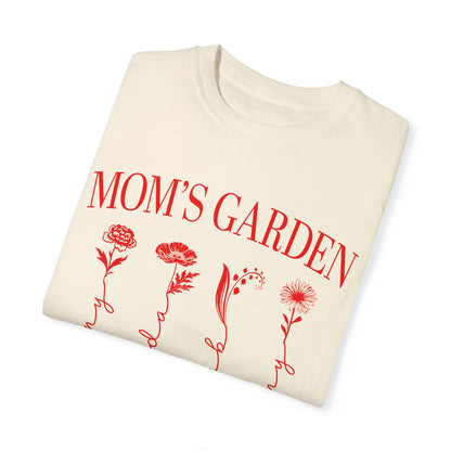 Custom Birth Month Flowers Shirt, Custom Moms Garden Shirt, Grandmas Garden Sign Shirt, Birth Month Flower Shirt Birth Flower Shirt, CC1611
