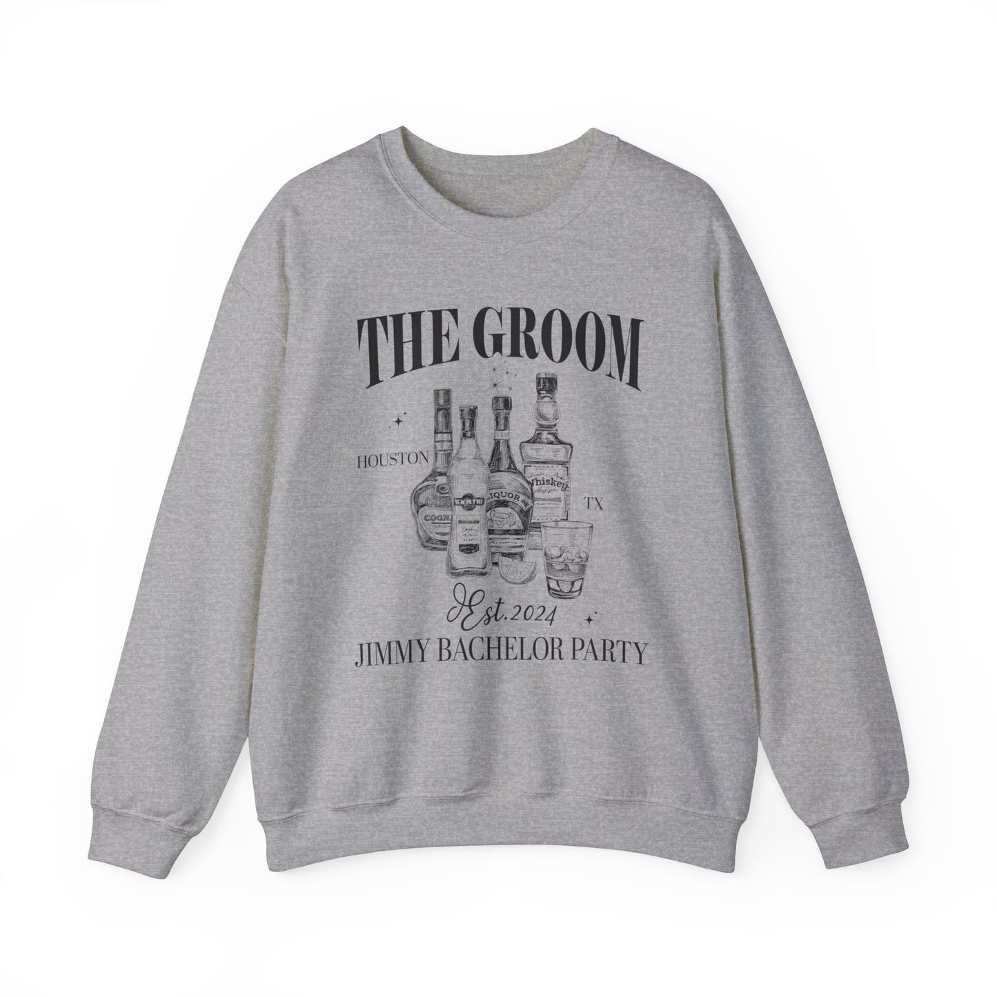 The Groom Bachelor Party Sweatshirt, Groomsmen Sweatshirt Custom Bachelor Party Gifts Funny Bachelor Sweatshirt Group Sweatshirt, 2 S1555 UK