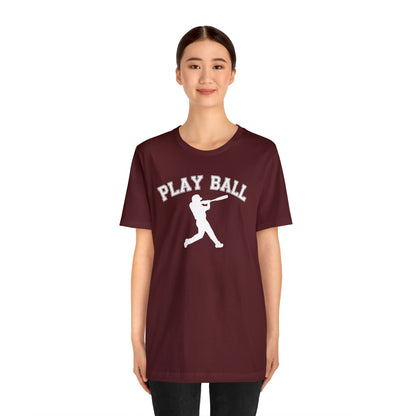 Baseball Game Fan Shirt for Her, Play Ball Shirt, Game Day Shirt, Cute Baseball Shirt for Women, Baseball Shirt for Women, T394