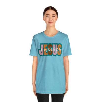 Retro Christian Tshirt, Jesus Tee for Christian Apparel, Christian Shirt for Women, T255