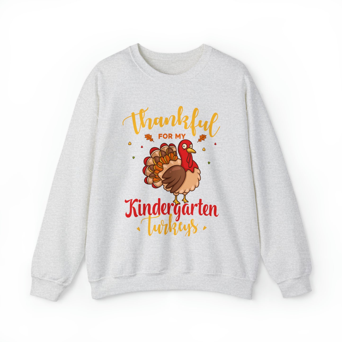 Thankful For My Kindergarten Turkey Sweatshirt, Thanksgiving Dinner Sweatshirt, Family Thanksgiving Shirt, Thanksgiving Turkey Shirt, SW860