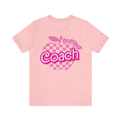 Softball Coach shirt, Pink Sport Coach Shirt, Colorful Coaching shirt, 90s Cheer Coach shirt, Back To School Shirt, Teacher Gift, T822