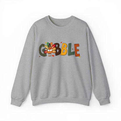 Gobble Sweatshirt, Gobble Turkey Sweatshirt, Thanksgiving Sweatshirt, Thanksgiving Dinner Sweatshirt, Family Thanksgiving Sweatshirt, S862