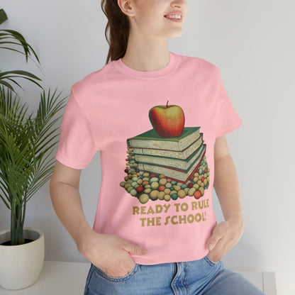 Back to school shirt funny for student - Ready to rule the school, T152