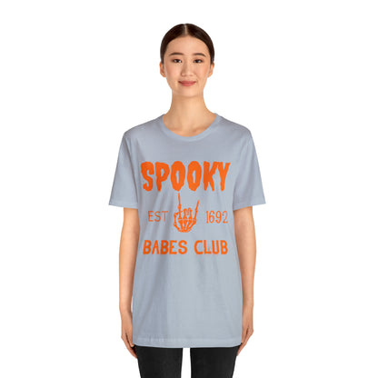 Spooky Skeleton Halloween Shirt, Fall Shirts for Women, Vintage Halloweem Sweatshirt, T599