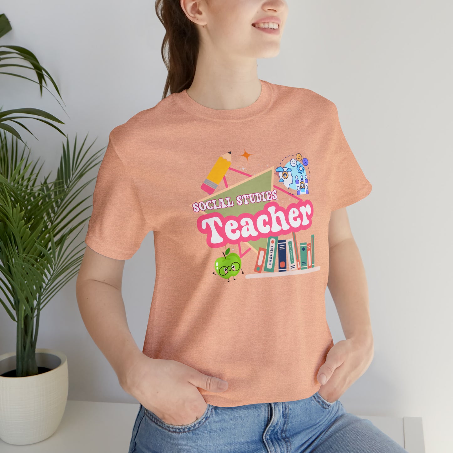 Social Studies teacher shirt, 90s shirt, 90s teacher shirt, colorful school secretary shirt, colorful school shirt, T546