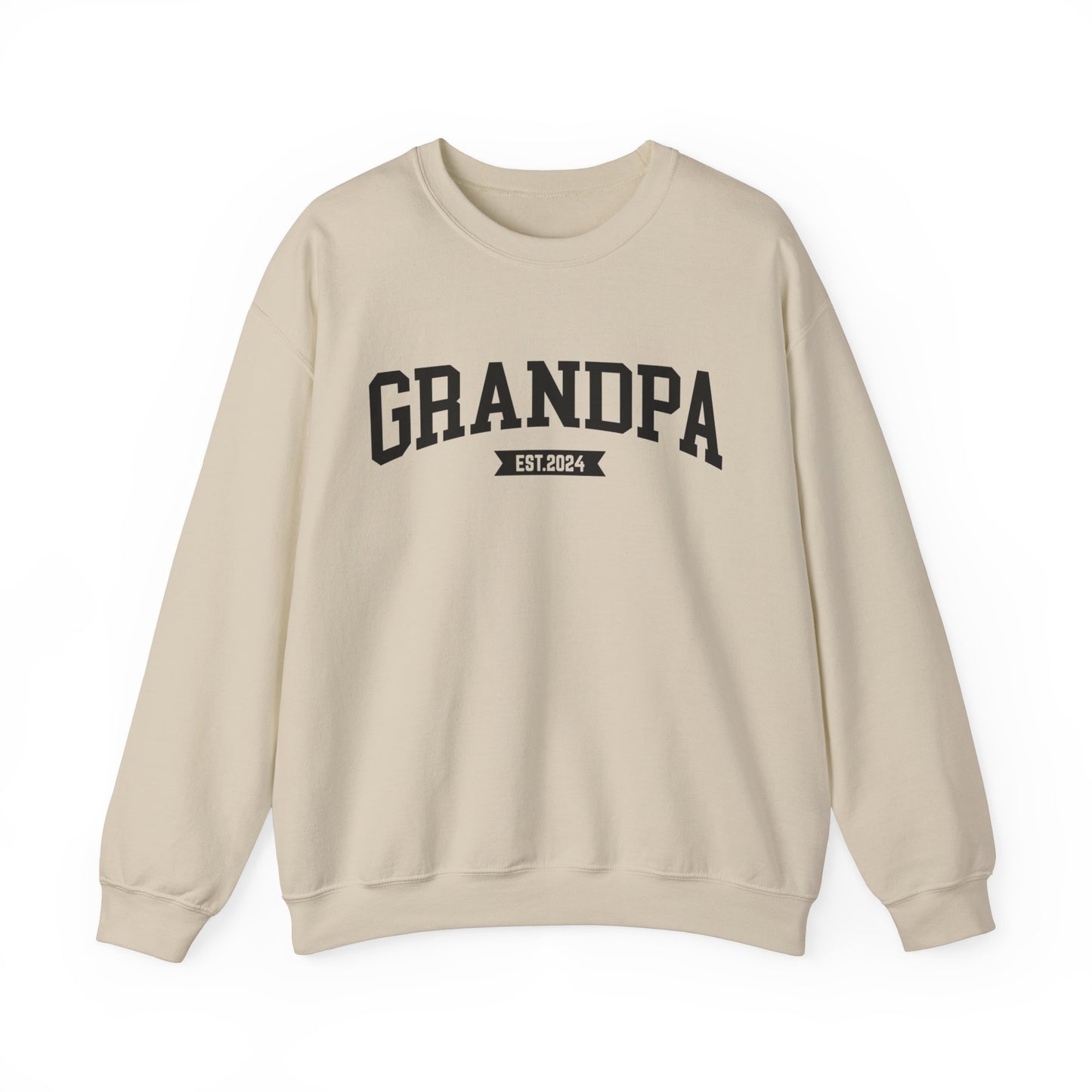 New Grandpa est Sweatshirt, Custom Father Day Sweatshirt, Custom Fathers day Gift, Custom Grandpa Sweatshirt, Grandpa Gift, Dad shirt, S1653