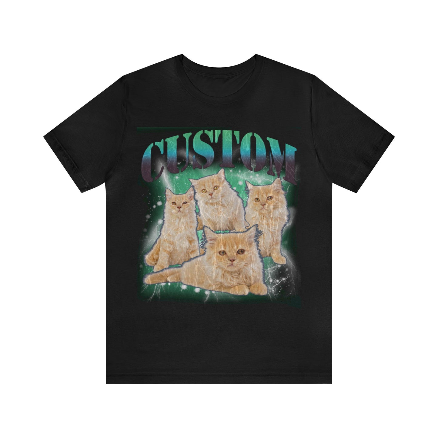 Retro Custom Cat Bootleg Tee, Custom Cat Shirt, Custom Cat Lover Gift, Custom dog portrait, Vintage Funny Cat Shirt, Bootleg Shirt, T1395