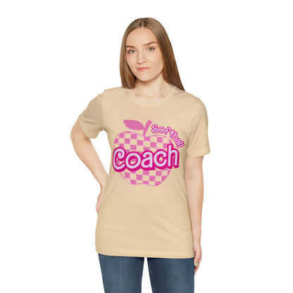 Softball Coach shirt, Pink Sport Coach Shirt, Colorful Coaching shirt, 90s Cheer Coach shirt, Back To School Shirt, Teacher Gift, T822