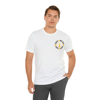 Childhood Cancer Football Shirt, Cancer Survivor Gift, Motivational Shirt, Cancer Fighter Support Shirt, Cancer Warrior, T675