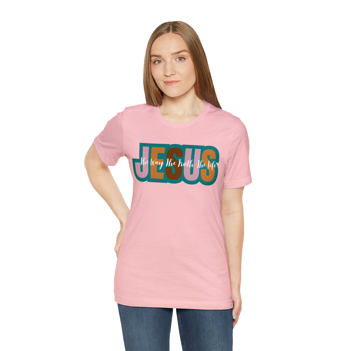 Retro Christian Tshirt, Jesus Tee for Christian Apparel, Christian Shirt for Women, T255