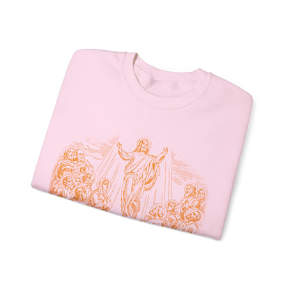 Vintage The Ascent of Jesus Into Heaven On The Fortieth Day After The Resurrection Sweatshirt, Christian gifts, Religious Sweatshirt, S1591