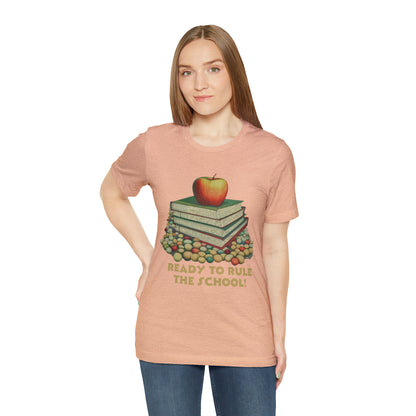 Back to school shirt funny for student - Ready to rule the school, T152