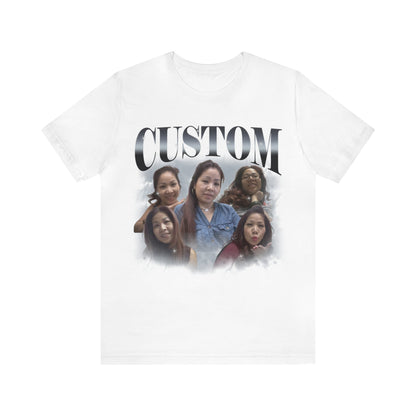 Custom Your Own Bootleg Tee, Retro Custom Bootleg Rap Tee, Custom Your Photo, Insert Your Design, Vintage Graphic 90s Tshirt, T1375