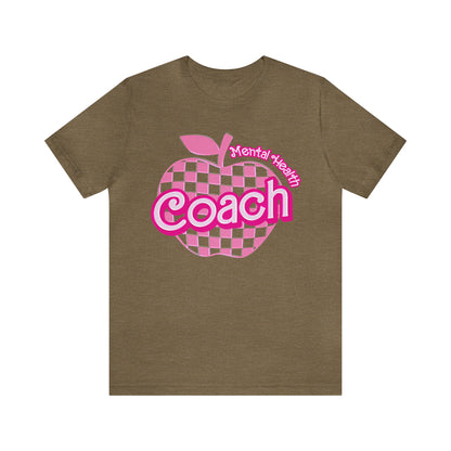 Mental Health Coach shirt, Pink Sport Coach Shirt, Colorful Coaching shirt, 90s Cheer Coach shirt, Back To School Shirt, Teacher Gift, T823