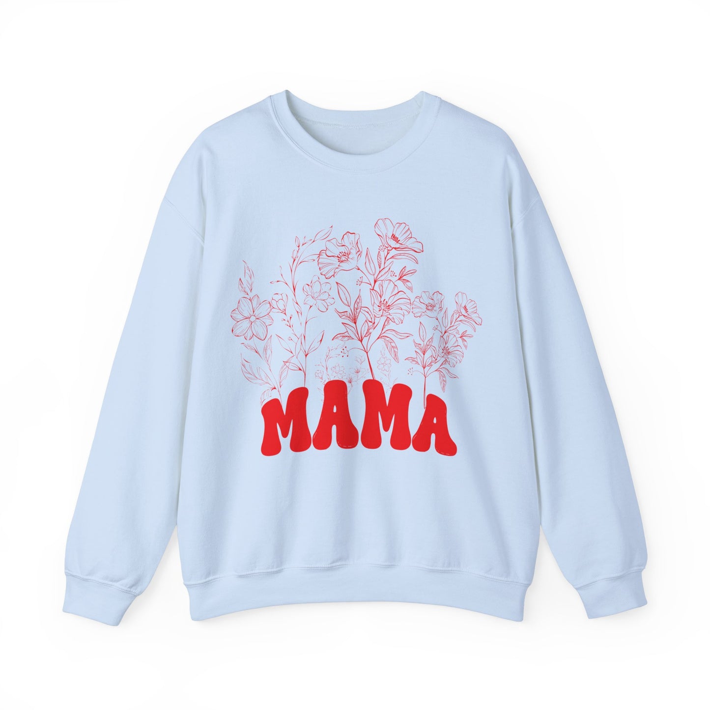 Wildflowers Mama Sweatshirt, Mama Sweatshirt, Retro Mom Sweatshirt, Mother's Day Gift, Flower Shirts for Women, Floral New Mom Gift, S1592