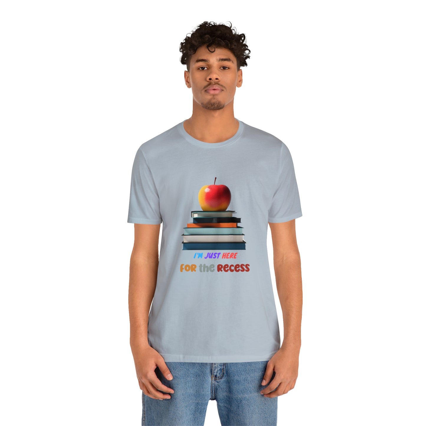 Back to school shirt funny for student, I am just here for the recess, T151