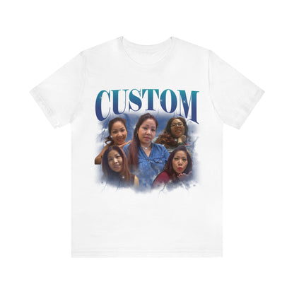 Custom Your Own Bootleg Tee, Retro Custom Bootleg Rap Tee, Custom Your Photo, Insert Your Design, Vintage Graphic 90s Tshirt, T1382