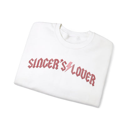 Retro Singer's Lover Sweatshirt, Valentine's Day Sweatshirt, Pink Valentines Day Teacher Shirts, Valentine for Teacher's Lover Gift, S1312