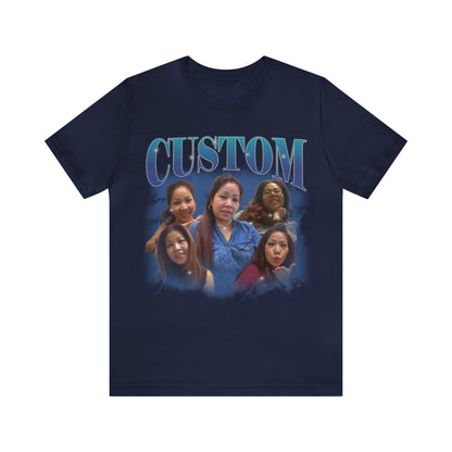 Custom Your Own Bootleg Tee, Retro Custom Bootleg Rap Tee, Custom Your Photo, Insert Your Design, Vintage Graphic 90s Tshirt, T1382