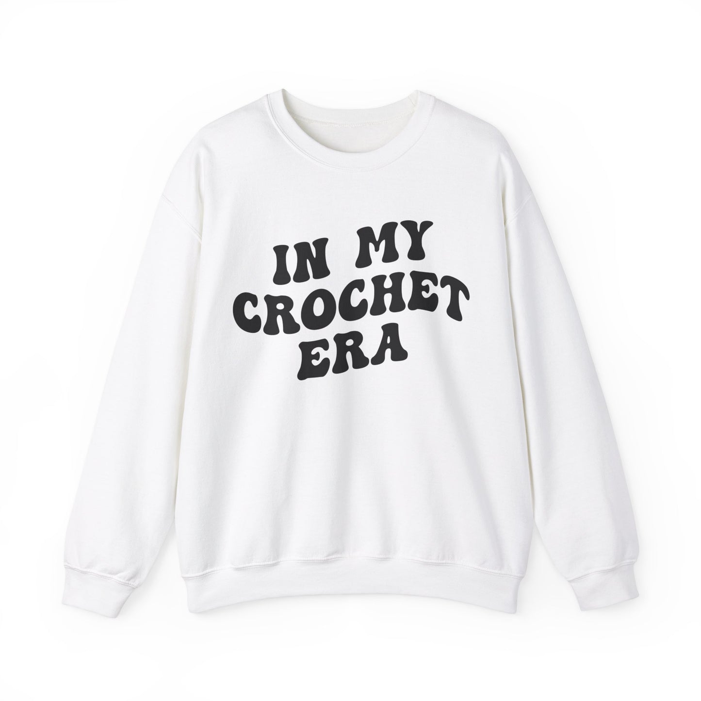 In My Crochet Era Sweatshirt, Gift for Crochet Lover, Crochet Lover Sweatshirt, Knitting Lover Sweatshirt, Crafter Mom Sweatshirt, S1168