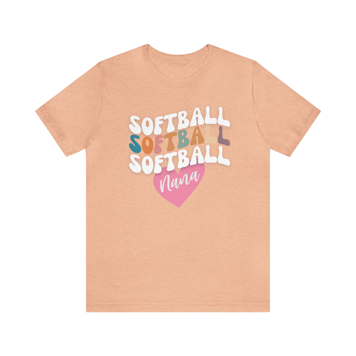 Softball Nana Shirt, Cute Softball Shirt for Grandma, Retro Softball Nana Shirt, Shirt for Nana, T330