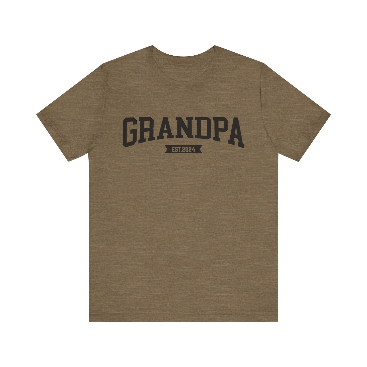 New Grandpa Est Shirt, Custom Father Day Shirt, Custom Fathers day Gift, Custom Grandpa Shirt , Grandpa Gift, Fathers Shirt Dad shirt, T1653