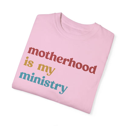 Motherhood Is My Ministry Shirt, Mothers Day Shirt, Motherhood Mom Shirt, Religious Mom Shirt, Cool Mom Shirt, Motherhood Shirt, CC1614